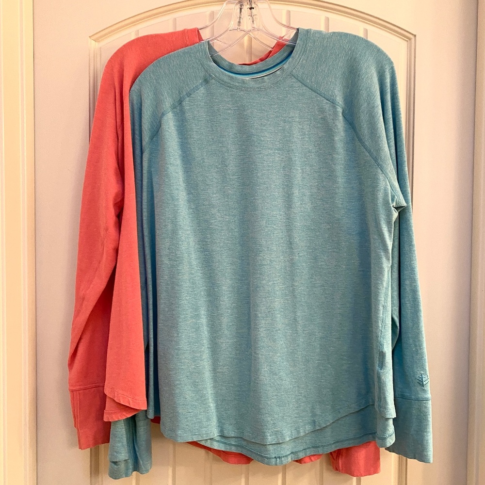 2 Coolibar Lumaleo Long sleeve UPF 50+ t-shirts